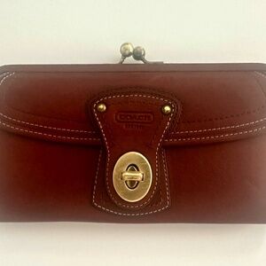 Coach Kisslock Gigi whiskey wallet 65th anniversary legacy